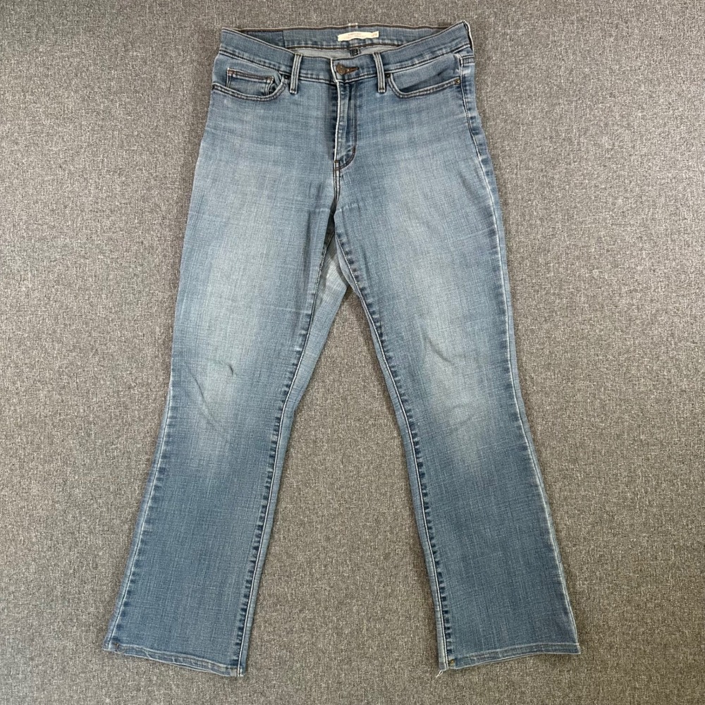 Levi's Jeans Womens 29 Slimming Boot Blue Light Wash Attribute